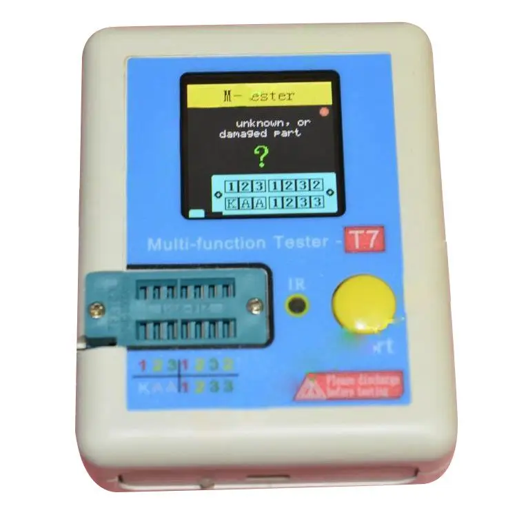 THGS New LCR-T7 TFT Transistor Tester Diode Triode Capacitance ESR Meter LCR MOSFET