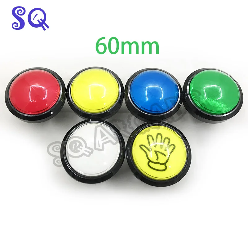 Arcade Button 60MM LED Light Lamp Big dome Round Arcade Video Game Player Push Button Switch 12V/5V leds
Arcade Button 60MM LED Light Lamp Big dome Round Arcade Video Game Player Push Button Switch 12V/5V leds