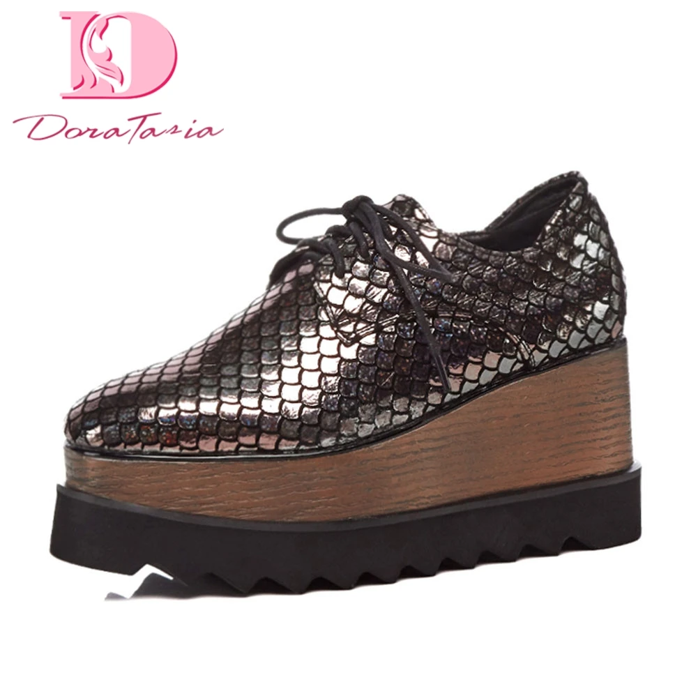 Fashion Large Size 42 Kid Suede Leather Wedge Flat Platform Shoes Woman leisure Spring Flats Leisure Sneakers Shoes Women
Fashion Large Size 42 Kid Suede Leather Wedge Flat Platform Shoes Woman leisure Spring Flats Leisure Sneakers Shoes Women