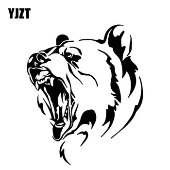 YJZT 13.6CM*16.4CM Roaring Brown Bear Pattern Bumper Decorate Car Stickers Vinyl Decal Black/Silver C4-1373
YJZT 13.6CM*16.4CM Roaring Brown Bear Pattern Bumper Decorate Car Stickers Vinyl Decal Black/Silver C4-1373