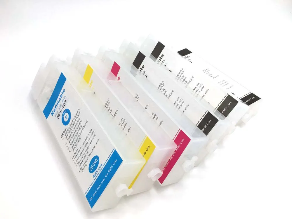 260ML PFI107 PFI-107 Refillable ink cartridge for Canon IPF 670 680 685 770 780 785 without chip
260ML PFI107 PFI-107 Refillable ink cartridge for Canon IPF 670 680 685 770 780 785 without chip