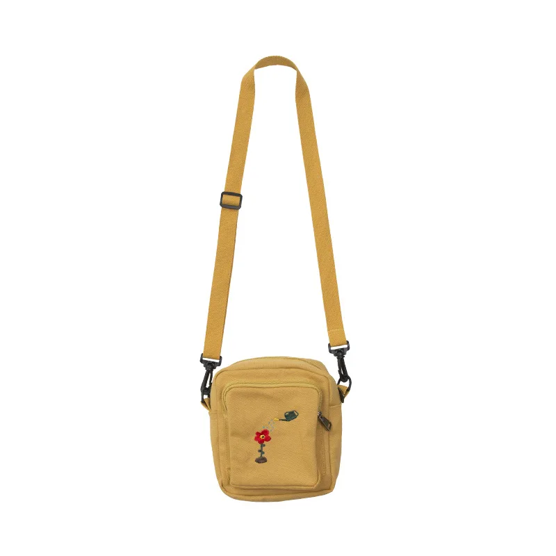 Women's Canvas Shoulder Bag 2019 New Harajuku Small Flower Embroidery Messenger Bag Canvas Bag Female Mobile Wallet Flap
Women's Canvas Shoulder Bag 2019 New Harajuku Small Flower Embroidery Messenger Bag Canvas Bag Female Mobile Wallet Flap
