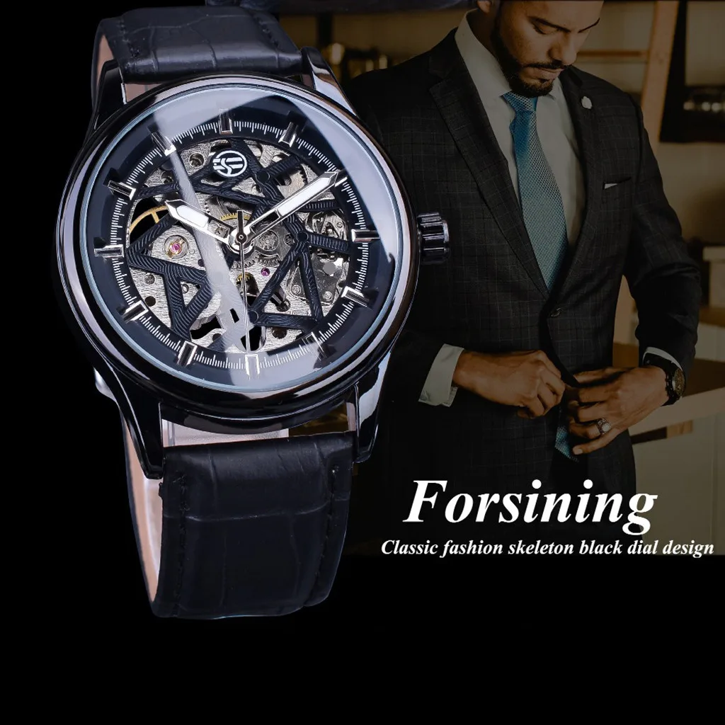 Star Shaped Hollow Dial Luxury Design Business Fashion Men's Mechanical Watch Top Brand Watch Men Hot Sell WD
Star Shaped Hollow Dial Luxury Design Business Fashion Men's Mechanical Watch Top Brand Watch Men Hot Sell WD