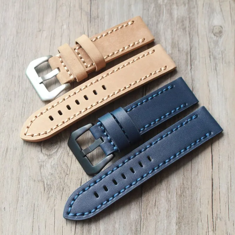 20 22 24 26mm Thick section Watchbands Retro Genuine Leather Universal Men fashion Watch Band Strap Accessories Relojes Hombre
20 22 24 26mm Thick section Watchbands Retro Genuine Leather Universal Men fashion Watch Band Strap Accessories Relojes Hombre