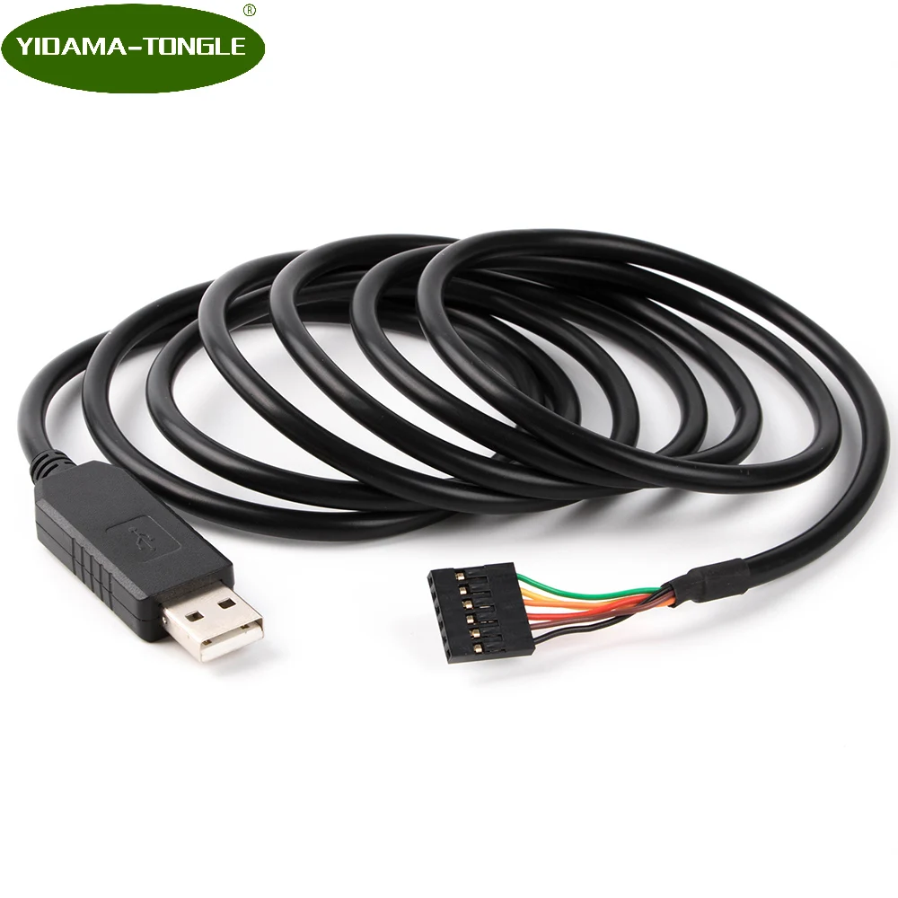 USB TTL 5 в последовательный преобразователь UART, кабель преобразователя с завершенным 6-ходовым разъемом FTDI, работает с платой Galileo Gen2/BeagleBone
USB TTL 5 в последовательный преобразователь UART, кабель преобразователя с завершенным 6-ходовым разъемом FTDI, работает с платой Galileo Gen2/BeagleBone