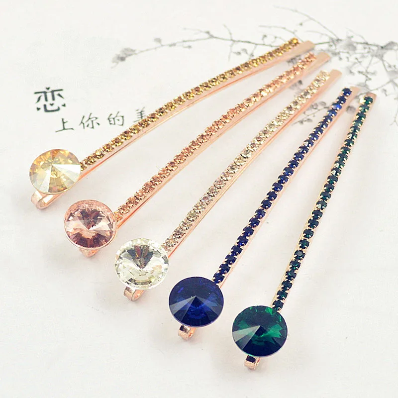 5Pcs Fashion Round Crystal Rhinestone Barrettes Clips Women Hair Jewelry Rose Gold Hair Pins Hairpins Hair Accessories Headwear
5Pcs Fashion Round Crystal Rhinestone Barrettes Clips Women Hair Jewelry Rose Gold Hair Pins Hairpins Hair Accessories Headwear
