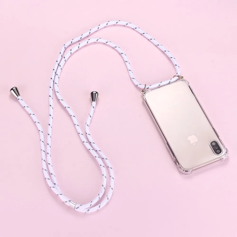 Strap Cord Chain Phone Tape Necklace Lanyard Mobile Phone Case for Carry Cover Case to Hang iPhone 11 Pro XS Max XR X 7Plus 8Plus
Strap Cord Chain Phone Tape Necklace Lanyard Mobile Phone Case for Carry Cover Case to Hang iPhone 11 Pro XS Max XR X 7Plus 8Plus