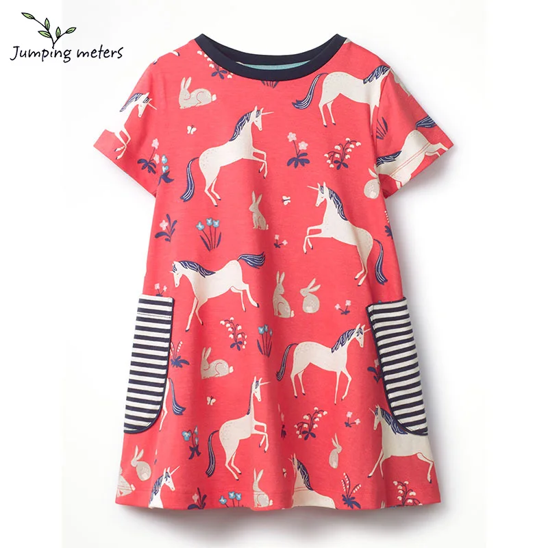 JUMPING METERS 2019 Children Dress for Girls Short Sleeve Animal Cotton Summer O-neck Red Children Dress Cute Casual Dresses
JUMPING METERS 2019 Children Dress for Girls Short Sleeve Animal Cotton Summer O-neck Red Children Dress Cute Casual Dresses