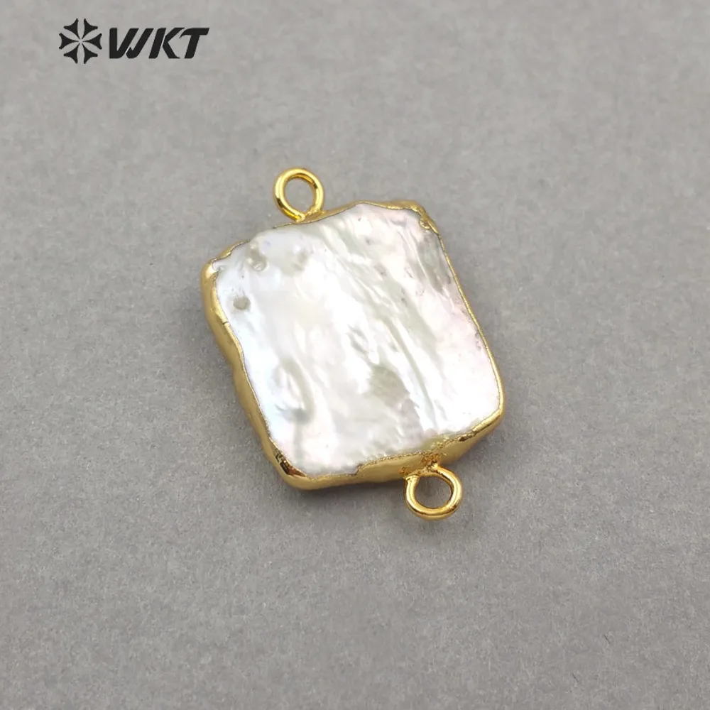 WT-JP129 Double Hoops Freshwater Pearl Connector Square Shape White Pearl Pendant Jewelry For Women Necklace Making
WT-JP129 Double Hoops Freshwater Pearl Connector Square Shape White Pearl Pendant Jewelry For Women Necklace Making