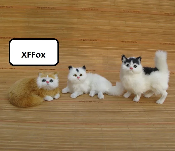 3 pieces a lot real life cat models plastic&furs simulation cat dolls gift about 14-18cm xf1265
3 pieces a lot real life cat models plastic&furs simulation cat dolls gift about 14-18cm xf1265