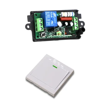 110V/220V Wireless Remote Switch Remote Control Light Switch 10A 1CH Relay Receiver + Wall Transmitter Fix Code 315/433Mhz
110V/220V Wireless Remote Switch Remote Control Light Switch 10A 1CH Relay Receiver + Wall Transmitter Fix Code 315/433Mhz
