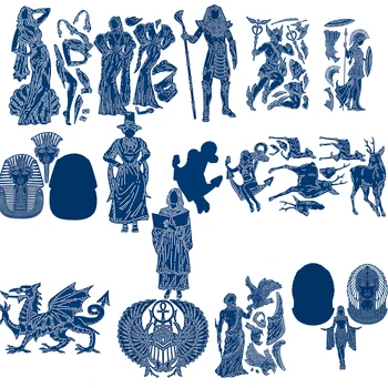 Egyptian Many Gods Godess Pattern Metal Cutting Dies Stencil Scrapbooking Embossing For Paper Card DIY Crafts Accessaries
Egyptian Many Gods Godess Pattern Metal Cutting Dies Stencil Scrapbooking Embossing For Paper Card DIY Crafts Accessaries