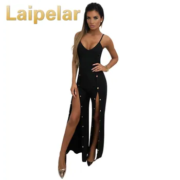 Laipelar Snap Button Wide Leg Slip Jumpsuits Romper Women Sexy V Neck Strapless Overall Bodycon Tunic Playsuits Elegant Jumpsuit
Laipelar Snap Button Wide Leg Slip Jumpsuits Romper Women Sexy V Neck Strapless Overall Bodycon Tunic Playsuits Elegant Jumpsuit