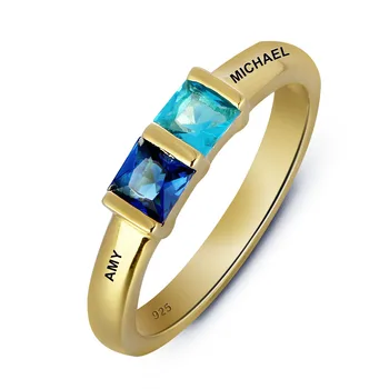 Personalized Ring 925 Sterling Silver Trendy Blue Color Ring Best Mothers Day Women Gift With Box (RI101800)
Personalized Ring 925 Sterling Silver Trendy Blue Color Ring Best Mothers Day Women Gift With Box (RI101800)