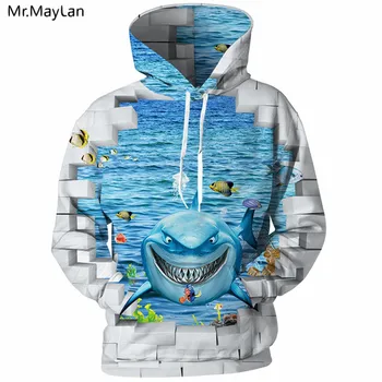 2019 New 3D Hoodies Men Women Animal Blue Shark 3D Print Funny Hip Hop Novelty Pullover Tracksuit Unisex Harajuku Sweatshirt Top
2019 New 3D Hoodies Men Women Animal Blue Shark 3D Print Funny Hip Hop Novelty Pullover Tracksuit Unisex Harajuku Sweatshirt Top