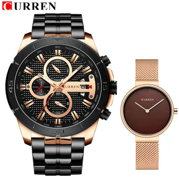 CURREN Fashion Brand Brand Lovers Watch Pair Men Women Ladies Couples Waterproof Quartz Watches Set Wristwatches Femininos
CURREN Fashion Brand Brand Lovers Watch Pair Men Women Ladies Couples Waterproof Quartz Watches Set Wristwatches Femininos