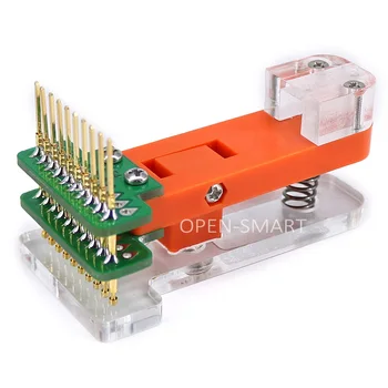 Bootloader Programmer Module Test Tool PCB Test Fixture 1 * 10P use to test module,board, upload bootloader for Arduino Pro Mini
Bootloader Programmer Module Test Tool PCB Test Fixture 1 * 10P use to test module,board, upload bootloader for Arduino Pro Mini