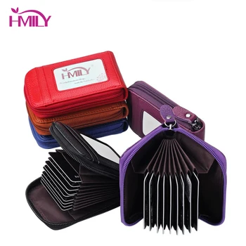 HMILY Women Card Holder Wallets Genuine Leather High Quality Female Credit Card Bag Trunk Men Card Holder Coin Purse
HMILY Women Card Holder Wallets Genuine Leather High Quality Female Credit Card Bag Trunk Men Card Holder Coin Purse