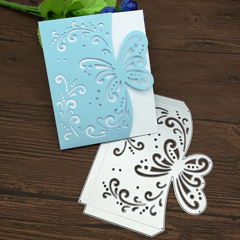 Butterfly envelope greeting card Metal Cutting Dies Stencil Scrapbooking Photo Album Card Paper Embossing Craft DIY
Butterfly envelope greeting card Metal Cutting Dies Stencil Scrapbooking Photo Album Card Paper Embossing Craft DIY