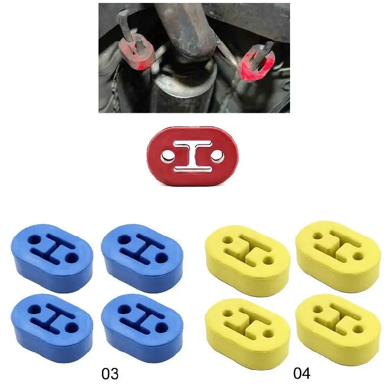 New 4pcs Universal Car Exhaust Muffler Hanger Rubber 2 Hole 12mm Exhaust Hanger 
New 4pcs Universal Car Exhaust Muffler Hanger Rubber 2 Hole 12mm Exhaust Hanger