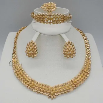 Dubai Gold Jewelry Sets Nigerian Wedding African Beads Crystal Bridal Jewellery Set Rhinestone Ethiopian Jewelry parure
Dubai Gold Jewelry Sets Nigerian Wedding African Beads Crystal Bridal Jewellery Set Rhinestone Ethiopian Jewelry parure