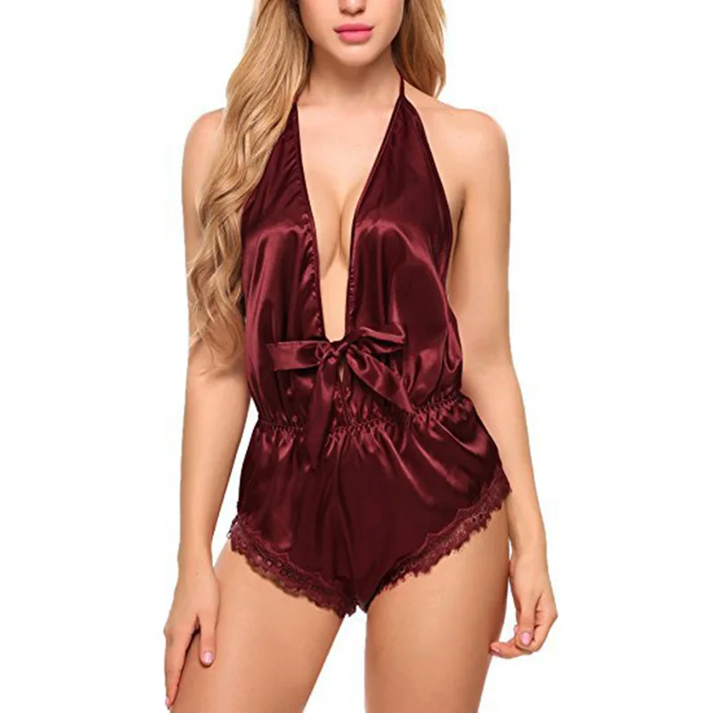 Red Women Sexy Nightgown Lingerie Fashion Patchwork Nightdress Sheer Satin Nightwear Silk Sleepwear
Red Women Sexy Nightgown Lingerie Fashion Patchwork Nightdress Sheer Satin Nightwear Silk Sleepwear