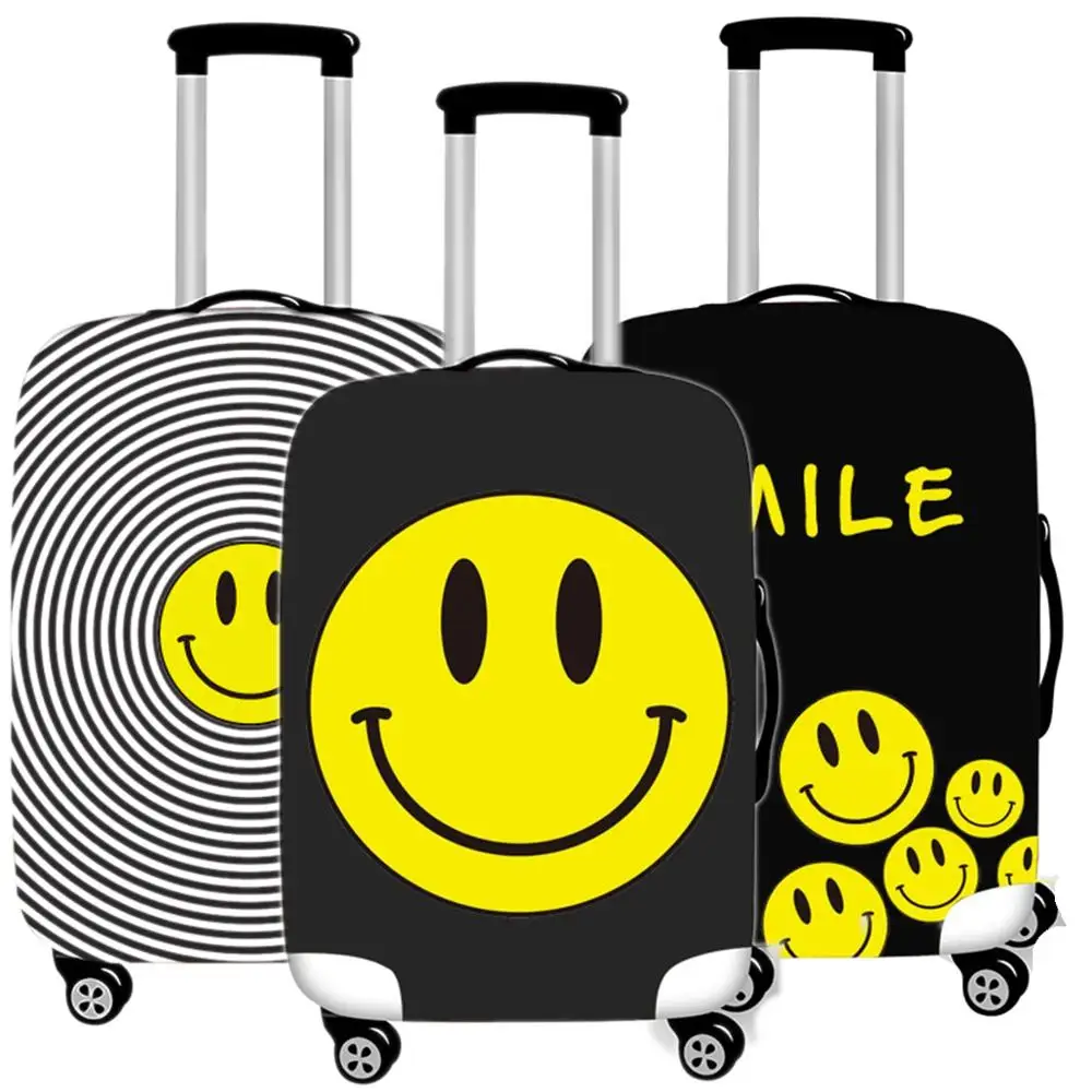 Cartoon Smiley Face Luggage Protective Cover Men Travel Dust Cover Accessories Suitcase Case Suitcases Organizer 18 To 32 Inche
Cartoon Smiley Face Luggage Protective Cover Men Travel Dust Cover Accessories Suitcase Case Suitcases Organizer 18 To 32 Inche