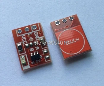 50PCS/LOT NEW TTP223 Touch button Module Capacitor type Single Channel Self Locking Touch switch sensor
50PCS/LOT NEW TTP223 Touch button Module Capacitor type Single Channel Self Locking Touch switch sensor