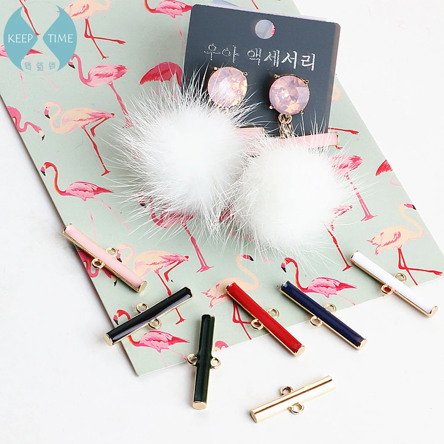 DIY handmade jewelry accessories Korea creative double stick alloy long stick earrings earrings pendant pendant material
DIY handmade jewelry accessories Korea creative double stick alloy long stick earrings earrings pendant pendant material