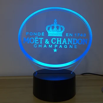 Moet Et Chandon 3D Led Night Light Lamp Gift for Clients Friend Baby Nightlight Usb or Battery Powered Office Decorative Lamp
Moet Et Chandon 3D Led Night Light Lamp Gift for Clients Friend Baby Nightlight Usb or Battery Powered Office Decorative Lamp