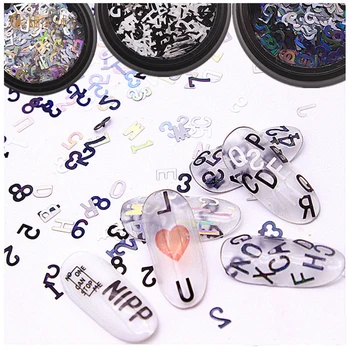 6pcs/lot Nail Art Sequins Decoration Tips Laser Letter Number Nail Sticker Flakes Gel Polish 3D Manicure DIY Accessories
6pcs/lot Nail Art Sequins Decoration Tips Laser Letter Number Nail Sticker Flakes Gel Polish 3D Manicure DIY Accessories