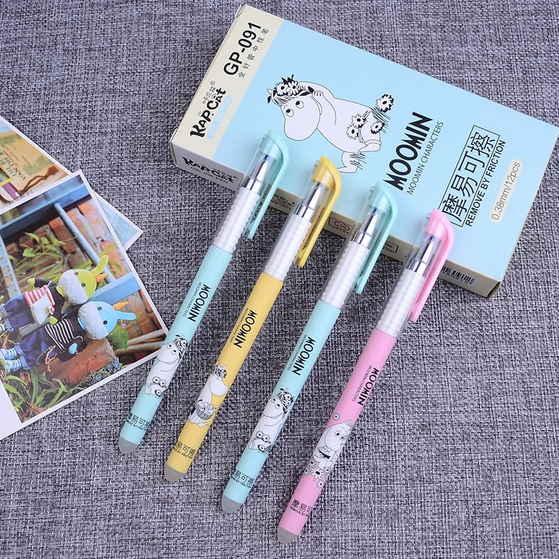 4Pcs /set 0.38mm Kawaii Cartoon Erasable Pen Blue/Black Magic Gel Pen School Office For Writing Supplies Student Stationery
4Pcs /set 0.38mm Kawaii Cartoon Erasable Pen Blue/Black Magic Gel Pen School Office For Writing Supplies Student Stationery