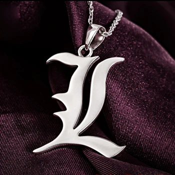 Death Note Double L Yagami Necklace Smart Anime Costume Jewelry 925Silver Pendant Unisex for Boyfriend Girlfriend New Year Gift
Death Note Double L Yagami Necklace Smart Anime Costume Jewelry 925Silver Pendant Unisex for Boyfriend Girlfriend New Year Gift