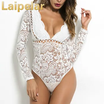 Laipelar Backless Lace Patchwork Bodysuit White Sexy Slim Women Club Summer Bodysuits 2018 Long Sleeve Skinny Hot Party Bodysuit
Laipelar Backless Lace Patchwork Bodysuit White Sexy Slim Women Club Summer Bodysuits 2018 Long Sleeve Skinny Hot Party Bodysuit