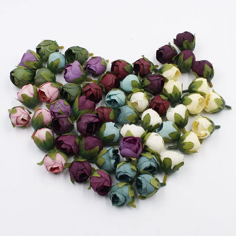 5pcs / batch 2cm wedding party home decoration wreath DIY scrapbooking crafts small artificial tea rose bud silk flower head
5pcs / batch 2cm wedding party home decoration wreath DIY scrapbooking crafts small artificial tea rose bud silk flower head