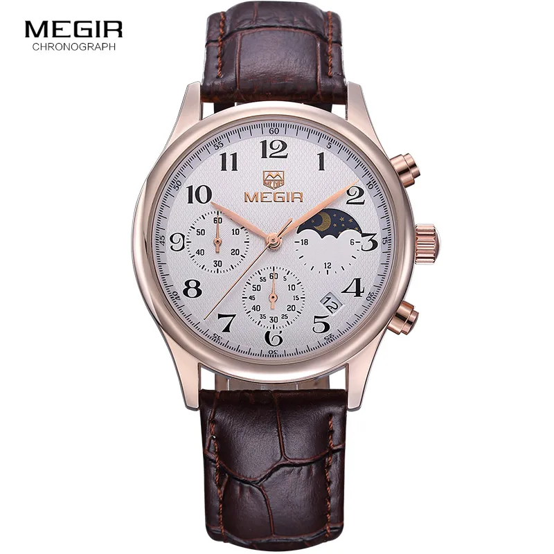 Megir fashion leather quartz watch man luxury waterproof chronograph sport wristwatch men relogios masculinos 5007 free shipping
Megir fashion leather quartz watch man luxury waterproof chronograph sport wristwatch men relogios masculinos 5007 free shipping