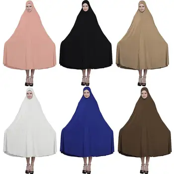 Muslim Women Overhead Jilbab Long Hijab Abaya Khimar Scarf Arab Prayer Dresses Full Cover Ramadan Worship Turkey Middle East New
Muslim Women Overhead Jilbab Long Hijab Abaya Khimar Scarf Arab Prayer Dresses Full Cover Ramadan Worship Turkey Middle East New