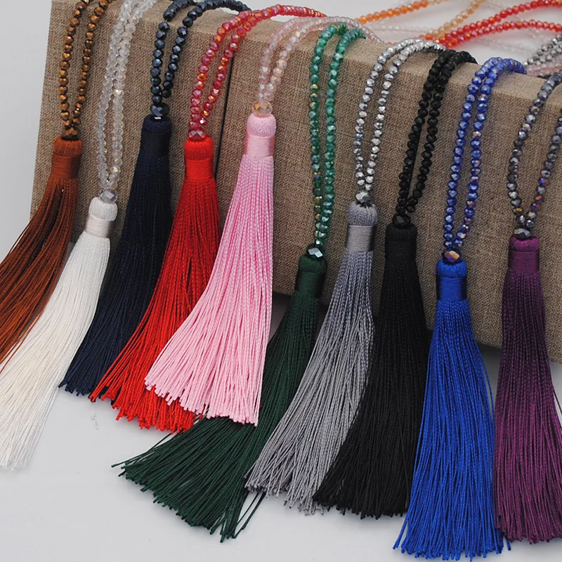 2019 New Shiny Colorful Rainbow Stone Crystal Long Necklaces Fashion Women Sweater Chain Tassel Pendants Necklalces Jewelry Lady
2019 New Shiny Colorful Rainbow Stone Crystal Long Necklaces Fashion Women Sweater Chain Tassel Pendants Necklalces Jewelry Lady