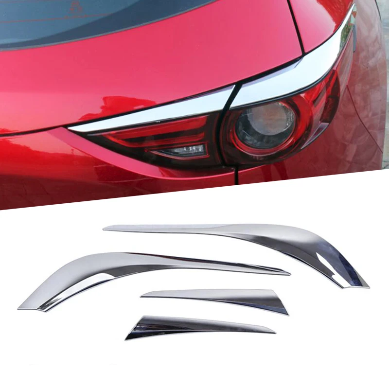 Car Styling Chrome Rear Tail Light Lamp Cover Trim Strips Eyebrow Eyelid Decoration Protector For Mazda CX-5 CX5 2017-2019
Car Styling Chrome Rear Tail Light Lamp Cover Trim Strips Eyebrow Eyelid Decoration Protector For Mazda CX-5 CX5 2017-2019
