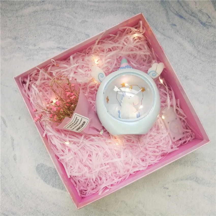 Resin Unicorn LED Night Light Cartoon Baby Nursery Lamp with Artificial Flower & Gift Box As Valentine's Wedding Gifts
Resin Unicorn LED Night Light Cartoon Baby Nursery Lamp with Artificial Flower & Gift Box As Valentine's Wedding Gifts