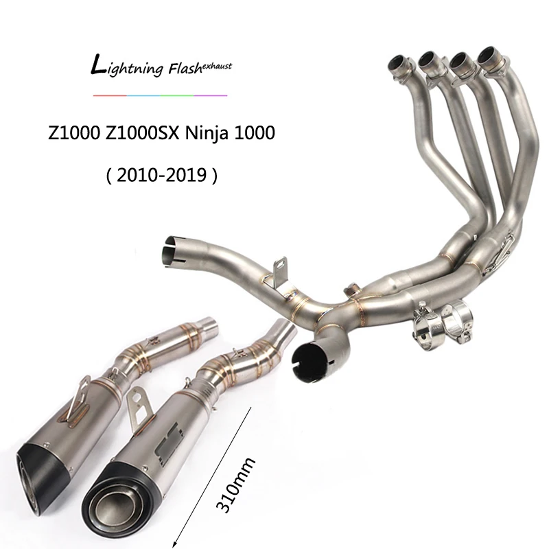 Motorcycle Exhaust System for Kawasaki Z1000 Z1000SX Ninja 1000 Header Mid Tail Escape No DB Killer 2010-2019 Slip On 51mm L R
Motorcycle Exhaust System for Kawasaki Z1000 Z1000SX Ninja 1000 Header Mid Tail Escape No DB Killer 2010-2019 Slip On 51mm L R