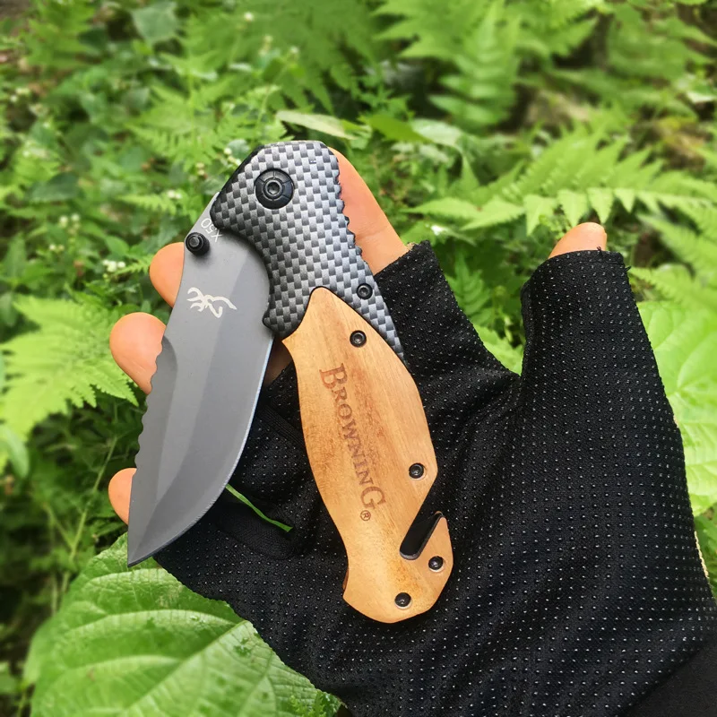 Outdoor survival practical hand tool Wood Handle Knife Survival Pocket EDC Tools Outdoor Camping Hunting Knife Tactical folding
Outdoor survival practical hand tool Wood Handle Knife Survival Pocket EDC Tools Outdoor Camping Hunting Knife Tactical folding