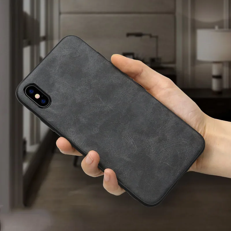 New Leather Texture Anti-Knock TPU Edge Back Cover Case For iPhone 6 6s 7 8 Plus X XR XS Max Hard PC Shell Mobile Phone Coque
New Leather Texture Anti-Knock TPU Edge Back Cover Case For iPhone 6 6s 7 8 Plus X XR XS Max Hard PC Shell Mobile Phone Coque