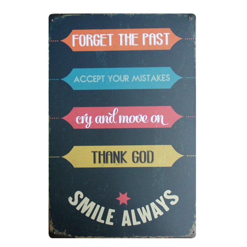 Smile Always Семейные правила металлическая жестяная вывеска винтажные тарелки для