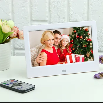 7inch Digital Photo Frame Full HD LCD Digital Picture Frame with Remote Control Alarm Clock Slideshow MP3/4 Player 40MR12
7inch Digital Photo Frame Full HD LCD Digital Picture Frame with Remote Control Alarm Clock Slideshow MP3/4 Player 40MR12