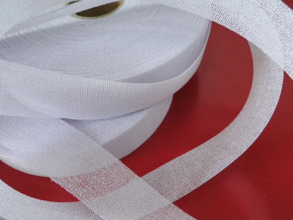 Cloth and Resin Fusible Lining Garment Interlining Waistband Lining 50 Meters 1 Roll White or Black DIY by Electric Iron
Cloth and Resin Fusible Lining Garment Interlining Waistband Lining 50 Meters 1 Roll White or Black DIY by Electric Iron
