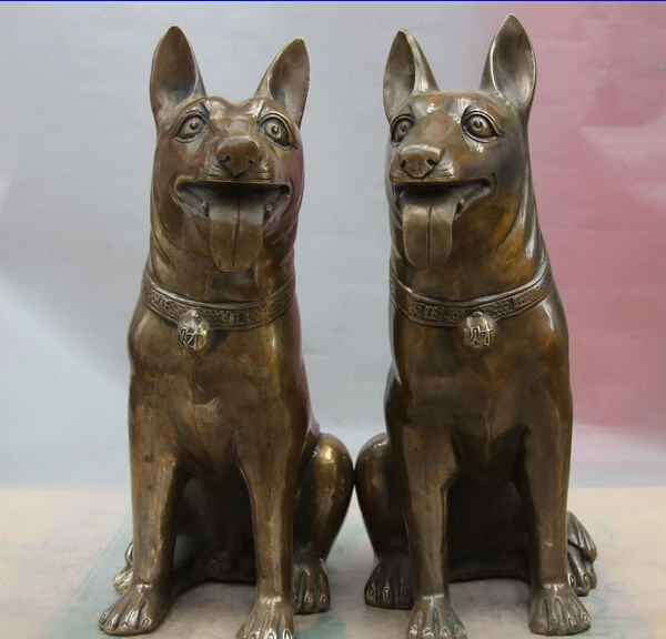 Chinese Folk Bronze Copper Home Decoration Sculpture Mascot Zodiac Fu Dog Statue
Chinese Folk Bronze Copper Home Decoration Sculpture Mascot Zodiac Fu Dog Statue