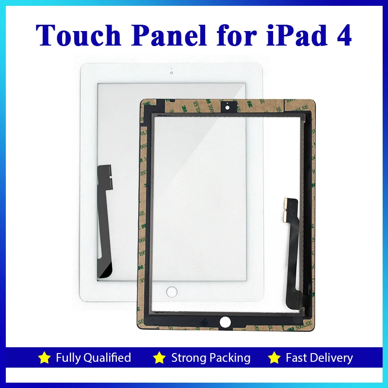 Wholesale 10 PCS/Lot 9.7-inch Tablet Touch Panel for iPad 4 of Capacitive Touch Screen with 3M Sticker
Wholesale 10 PCS/Lot 9.7-inch Tablet Touch Panel for iPad 4 of Capacitive Touch Screen with 3M Sticker