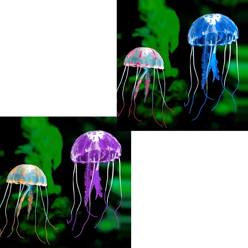 Swim Glowing Effect Artificial Jellyfish Aquarium Decoration Fish Tank Underwater Live Plant Luminous Ornament Aquatic Landscape
Swim Glowing Effect Artificial Jellyfish Aquarium Decoration Fish Tank Underwater Live Plant Luminous Ornament Aquatic Landscape
