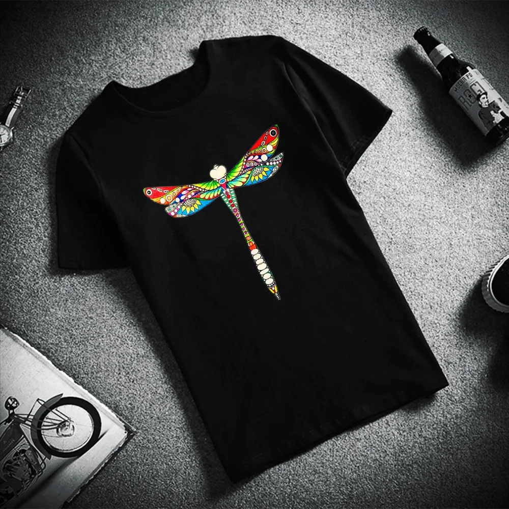 Fashion Short Sleeve T Shirt Bird Butterfly Dragonfly Abstract Printed 100% Cotton Top Tees Casual O Neck T-Shirt Unisex TShirt
Fashion Short Sleeve T Shirt Bird Butterfly Dragonfly Abstract Printed 100% Cotton Top Tees Casual O Neck T-Shirt Unisex TShirt